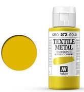 VALLEJO TEXTILE COLOR 572: 60 ML. GOLD - Al Masam Stationery LLC